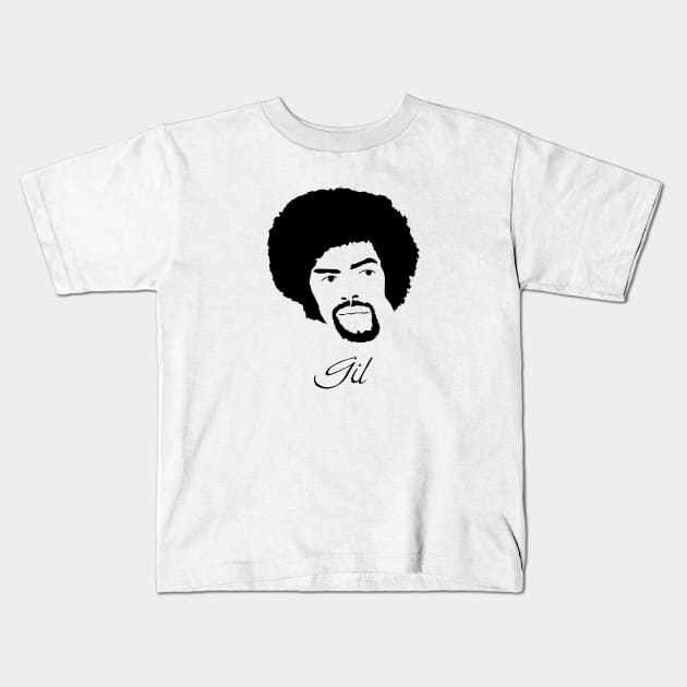 Gil Scott Heron Kids T-Shirt by PoetandChef